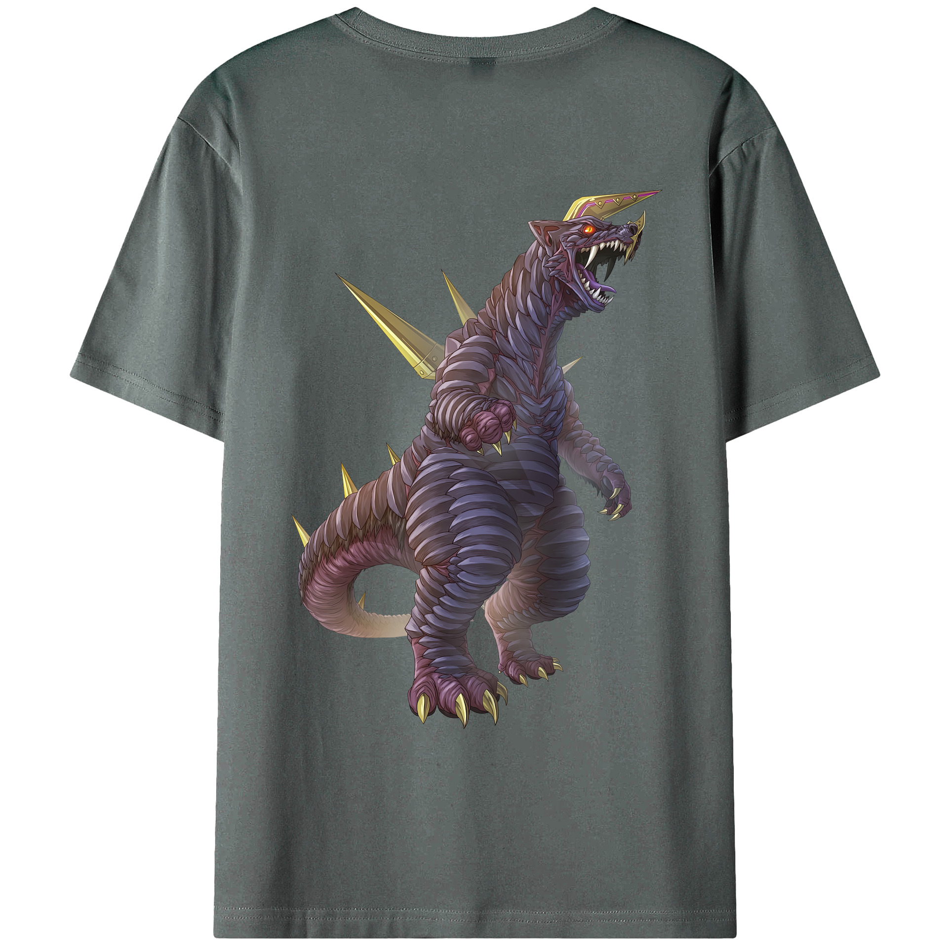 （画像用） ウルトラマン Ultraman 綿100％ メンズ半袖Tシャツ（バックプリント） 通気性